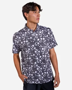 Bad Birdie X Liquid Death Black Polo