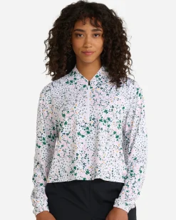 Daisy Paisley UV Quarterzip