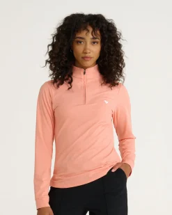 Dusty Orange Quarterzip