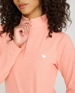 Dusty Orange Quarterzip