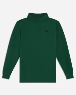 Evergreen Heather Quarterzip