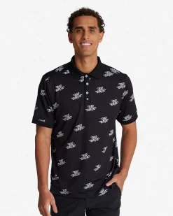 Flighted Black Ridge Polo