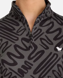Mazed & Confused Black Quarterzip