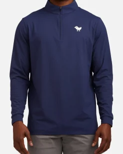 Navy Quarterzip
