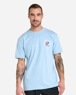 Roll 'em Tee - Sky Blue