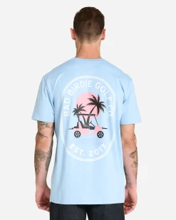 Roll 'em Tee - Sky Blue