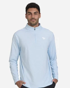 Sights & Rounds Light Blue Quarterzip